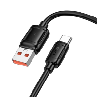 Кабель Hoco X115 Surpass USB-A to Type-C 100W 5A 1м black