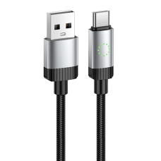 Кабель Hoco X117 Star USB-A to Type-C 15W 3A 1м black