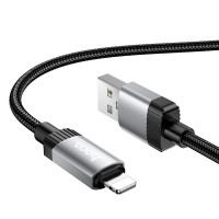 Кабель Hoco X117 Star USB-A to Lightning 12W 2.4A 1м black