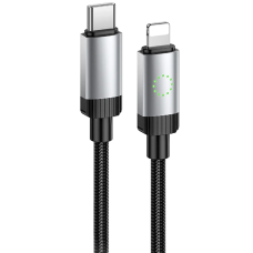 Кабель Hoco X117 Star Type-C to Lightning 27W 3A 1м black
