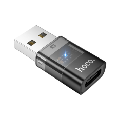 Перехідник Hoco UA36C USB-A to Type-C black