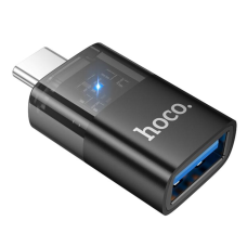 Перехідник Hoco UA36B Type-C to USB-A black