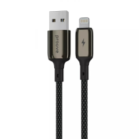 Кабель Proove Dense Metal USB-A to Lightning 12W 2.4A 1м black