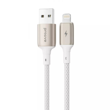 Кабель Proove Dense Metal USB-A to Lightning 12W 2.4A 1м white