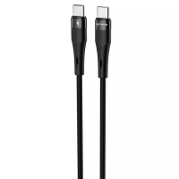 Кабель Proove Light Silicone Plus Type-C to Type-C 60W 3A 1м black
