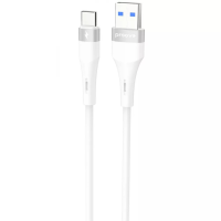 Кабель Proove Light Silicone Plus USB-A to Type-C 15W 3A 1м white