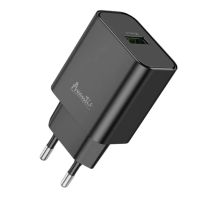 Зарядний пристрій Avantis A435 18W 3A USB-A black