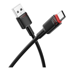 Кабель Borofone BX110 USB-A to Type-C 15W 3A 1м black