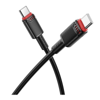 Кабель Borofone BX110 Type-C to Type-C 60W 3A 1м black
