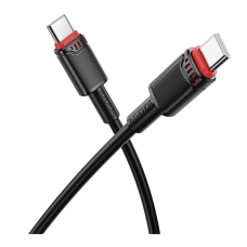 Кабель Borofone BX110 Type-C to Type-C 60W 3A 1м black