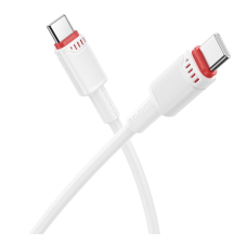 Кабель Borofone BX110 Type-C to Type-C 60W 3A 1м white