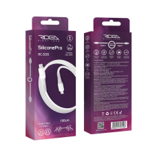 Кабель Ridea RC-SI35 SiliconePro Type-C to Type-C 60W 3A 1м white