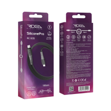 Кабель Ridea RC-SI35 SiliconePro Type-C to Type-C 60W 3A 1м black