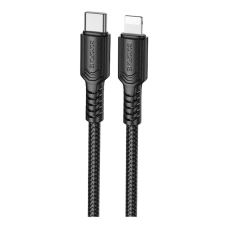 Кабель Borofone BX116 Type-C to Lightning 27W 3A 1м black