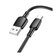 Кабель Borofone BX93 USB-A to Type-C 27W 3A 1м black