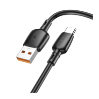 Кабель Borofone BX93 USB-A to Type-C 100W 6A 1м black
