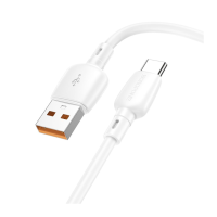 Кабель Borofone BX93 USB-A to Type-C 100W 6A 1м white