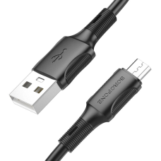 Кабель Borofone BX80 USB-A to Micro USB 12W 2.4A 1м black