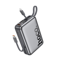 Power Bank Hoco Q39 22.5W+PD20W з кабелем C та L (20000 mAh) gray