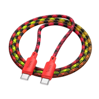 Кабель Hoco X116 Meridian Type-C to Type-C 60W 3A 1м red