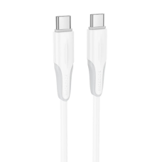 Кабель Borofone BX119 Type-C to Type-C 60W 3A 1м white