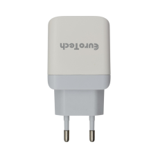 Зарядний пристрій EuroTech 18W 3A USB-A (OEM) silver