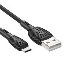 Кабель Borofone BX86 USB-A to Micro USB 12W 2.4A 1м black