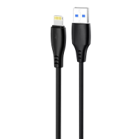 Кабель Proove Simple Silicone USB-A to Lightning 12W 2.4A 1м black