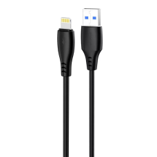 Кабель Proove Simple Silicone USB-A to Lightning 12W 2.4A 1м black