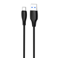 Кабель Proove Simple Silicone USB-A to Type-C 15W 3A 1м black