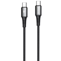 Кабель Proove WireX Type-C to Type-C 60W 3A 1м black