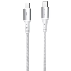Кабель Proove WireX Type-C to Type-C 60W 3A 1м white