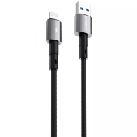 Кабель Proove Silicraft USB-A to Lightning 12W 2.4A 1м black
