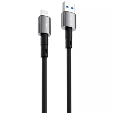 Кабель Proove Silicraft USB-A to Lightning 12W 2.4A 1м black