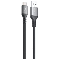 Кабель Proove ReGen Silicone USB-A to Type-C 15W 3A 1м black