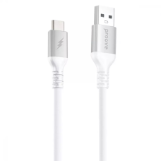 Кабель Proove ReGen Silicone USB-A to Type-C 15W 3A 1м white