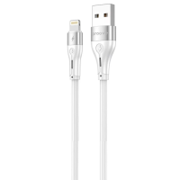 Кабель Proove Soft Silicone USB-A to Lightning 12W 2.4A 2м white