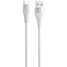 Кабель Proove Soft Silicone USB-A to Type-C 12W 2.4A 2м white