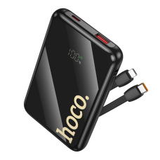 Power Bank Hoco Q37 22.5W+PD20W з кабелем C та L (10000 mAh) black