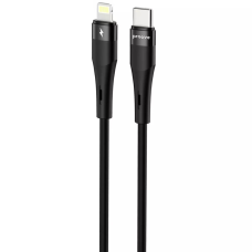 Кабель Proove Light Silicone Plus Type-C to Lightning 27W 3A 1м black