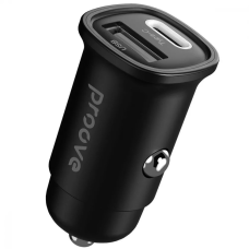 АЗП Proove Flash 30W 3A USB-C+USB-A black