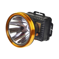 Налобний LED ліхтар 1078 акумуляторний (2000 mAh) black