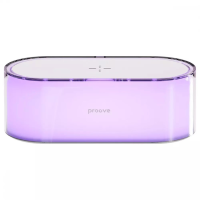 Бездротовий зарядний пристрій нічник Proove Multicolor Glow (1200 mAh) white