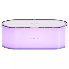 Бездротовий зарядний пристрій нічник Proove Multicolor Glow (1200 mAh) white