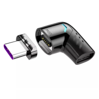 Адаптер Magnetic Type-C 120W кутовий 90 градусів white