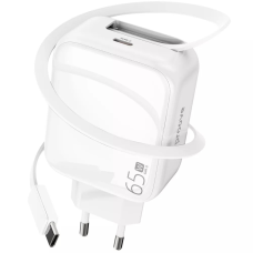 Зарядний пристрій Proove Fixtape 65W 3A USB-C white