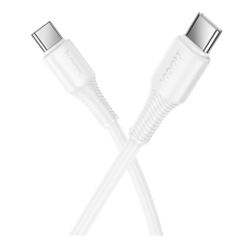 Кабель Hoco X120 Type-C to Type-C 60W 3A 1м white