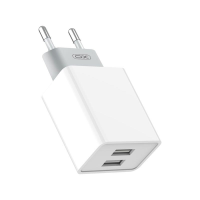 Зарядний пристрій XO L65 12W 2.4A 2USB-A white