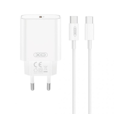 Зарядний пристрій XO CE32 20W 3A USB-C з кабелем C-C white