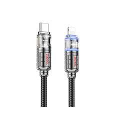 Кабель Hoco U122 Type-C to Lightning 27W 3A 1.2м black